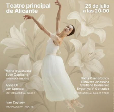 Stars Gala vuelve al Teatro Principal con las principales figuras del ballet, incluida la primera bailarina del Mariinsky