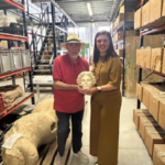 Encuentran un busto de la época altoimperial romana, uno de los mayores hallazgos escultóricos realizado en Alicante