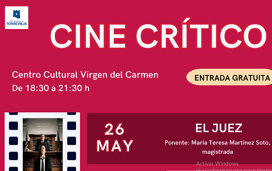 El ciclo de Cinecrítico de UNED Torrevieja 25-26 concluye con El juez, cine puro