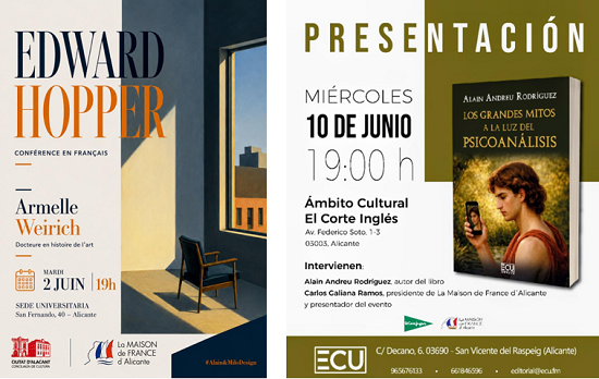 Programació de juny de la Maison de France d’Alacant