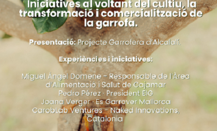 Alcalalí reúne a expertos y proyectos innovadores para analizar el futuro de la algarroba como motor de desarrollo rural