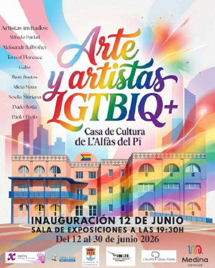9 artistas van a participar en l’Alfàs en la exposición ‘Arte y Artistas LGTBI+’