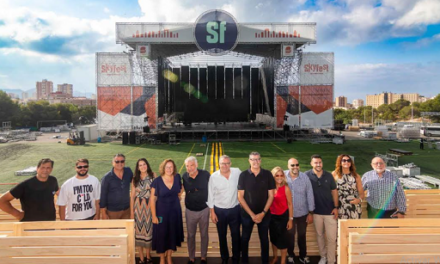 SkyFest Benidorm ultima el muntatge del recinte que albergarà durant tot l’estiu més d’una vintena d’esdeveniments