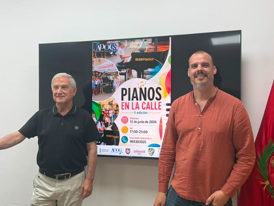 Elda tornarà a convertir-se en un gran escenari musical a l’aire lliure amb la celebració de la segona edició de ‘Pianos al Carrer’