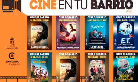 Llega el verano y, con él, un nuevo ciclo de‘Cine en tu barrio’ en Ibi