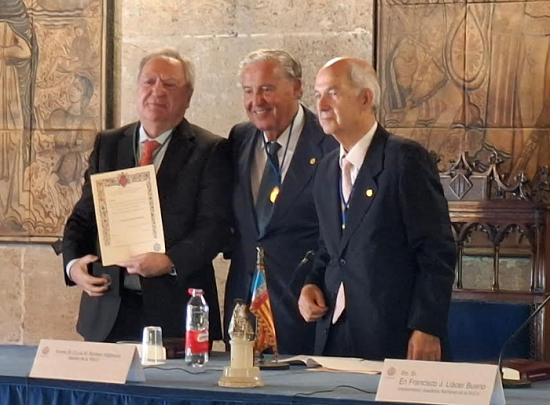 Juan José Sánchez Balaguer pide el apoyo de la RACV para convertir el casco histórico de Orihuela en DistritoCultural con un Campus Creativo