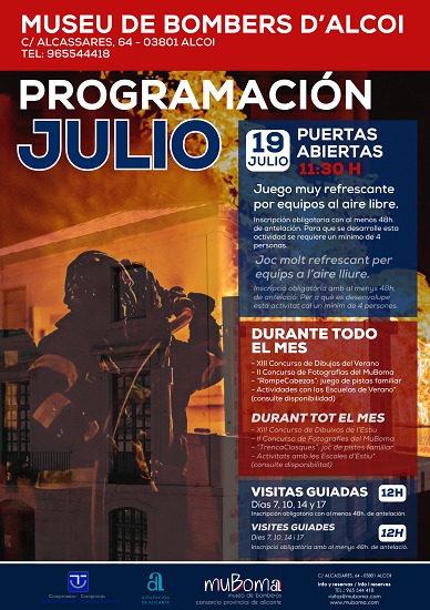 Puertas abiertas de julio en el Museo del Consorcio de Bomberos de Alcoy