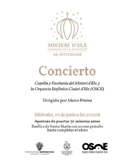 El compositor y director italiano Marco Frisina dirigirá a la Capella y la Escolanía del Misteri d’Elx en el concierto de clausura del XXV aniversario UNESCO