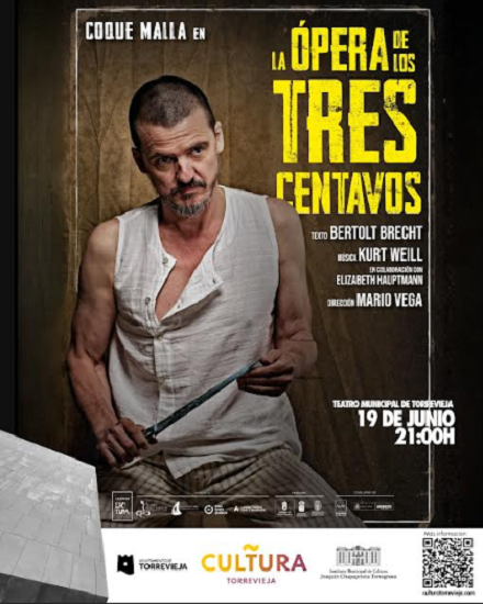 Un musical protagonizado por Coque Malla, el Tributo a Raphael & Rocío Jurado y un gran espectáculo de danza marcan la agenda cultural de Torrevieja