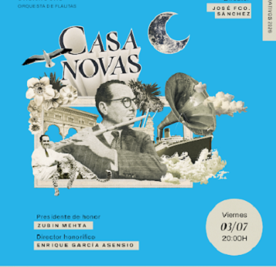 La orquesta de flautas Casanovas prepara su concierto del siglo de oro de la flauta y música de películas