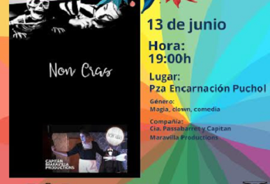 Humor, màgia i clown amb l’espectacle “NonCras” Del II cicle de teatre de carrer SALpa Fora de Torrevella