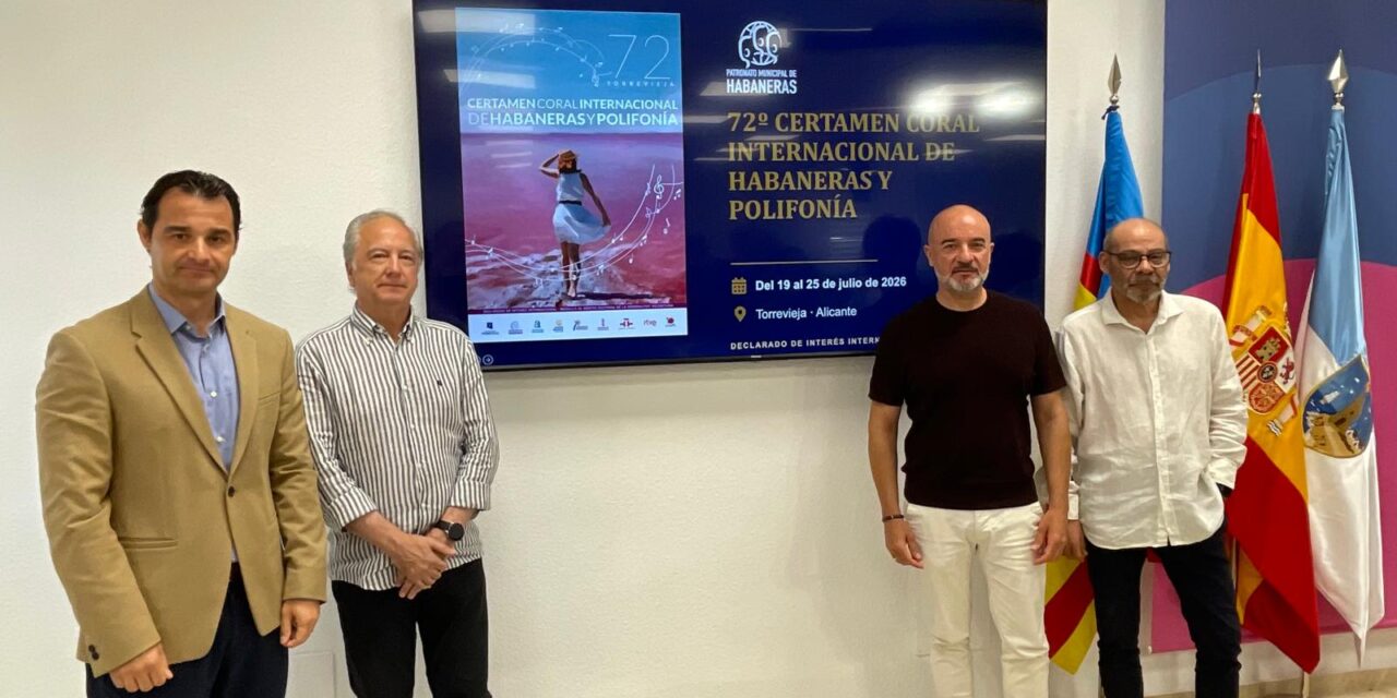 Torrevieja vuelve a convertirse en la capital mundial del canto coral con el 72º CERTAMEN INTERNACIONAL DE HABANERAS Y POLIFONÍA