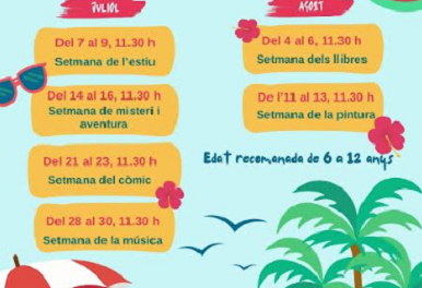 La Biblioteca Tirisiti d’Alcoi comença una nova programació per a l’estiu amb setmanes temàtiques