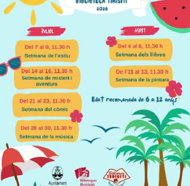 La Biblioteca Tirisiti de Alcoy comienza una nueva programación para el verano con semanas temáticas