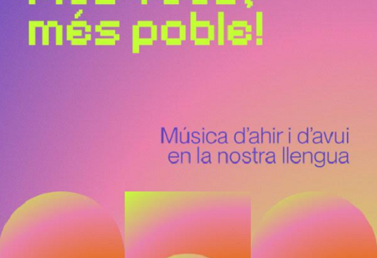 El Ayuntamiento de Alcoy amplía la campaña musical «Més veus, més poble» con una nueva lista de verano en Spotify