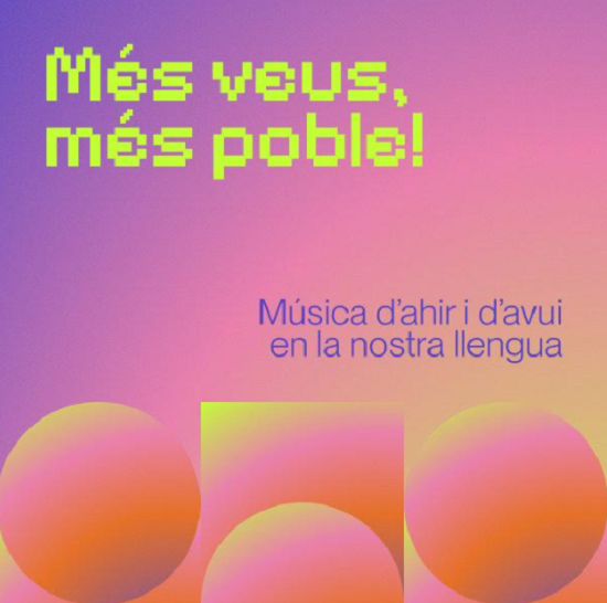 El Ayuntamiento de Alcoy amplía la campaña musical «Més veus, més poble» con una nueva lista de verano en Spotify