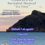 Gran concierto de verano de La Lira de l’Alfàs este fin de semana junto al mar