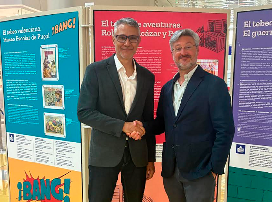 L’Aljub viaja a la infancia del siglo XX con una exposición de tebeos históricos junto al Museo de Puçol