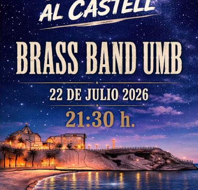 La Brass Band de la Unión Musical de Benidorm actúa este miércoles en el ciclo ‘Concerts al Castell’