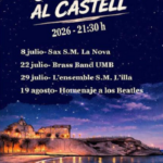 L’Ensemble de la S.M. L’Illa protagoniza este miércoles la tercera cita de ‘Concerts al Castell’