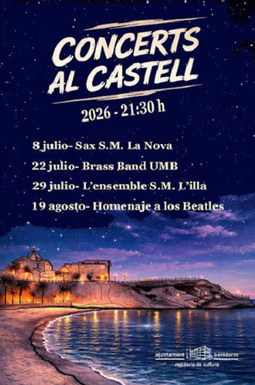 L’Ensemble de la S.M. L’Illa protagoniza este miércoles la tercera cita de ‘Concerts al Castell’