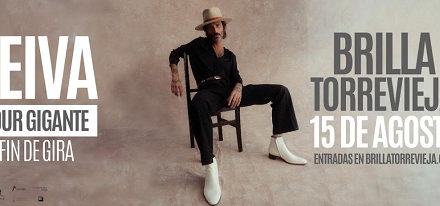 Leiva ofereix en Brilla Torrevella el seu únic concert de 2026 en la Comunitat Valenciana i la Regió de Múrcia