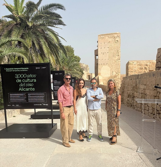 La exposición “3000 años de cultura del vino Alicante” renace en el Castillo de Santa Bárbara