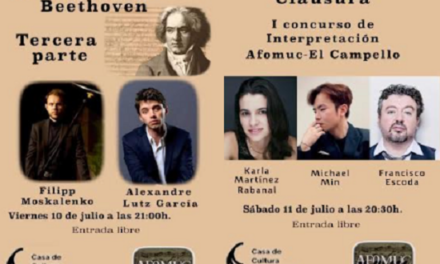 Pianistas de proyección internacional se dan cita este fin de semana en la Casa de Cultura de El Campello para ofrecer un concierto gratuito de primer nivel