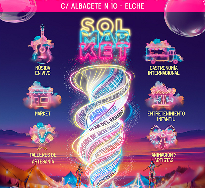 Sol Market llega a Arenales con ocio, gastronomía y música paras las noches de verano