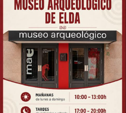 El Museo Arqueológico de Elda abrirá este verano y recupera la gestión pública del servicio de atención al público a través de EMUDESA