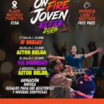 El Ayuntamiento organiza el ciclo de sesiones musicales ‘On Fire Joven Fest 2026’ para dinamizar las noches de verano en Elda