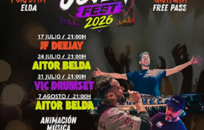 L’Ajuntament organitza el cicle de sessions musicals ‘On Fire Jove Fest 2026’ per a dinamitzar les nits d’estiu a Elda