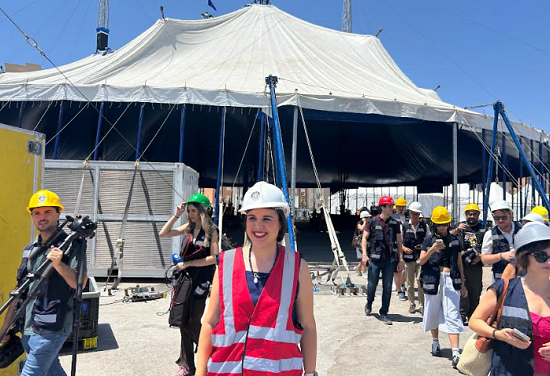 Cirque du Soleil levanta su Gran Carpa en la Playa de San Juan para KURIOS-Gabinete de Curiosidades que arranca el próximo jueves