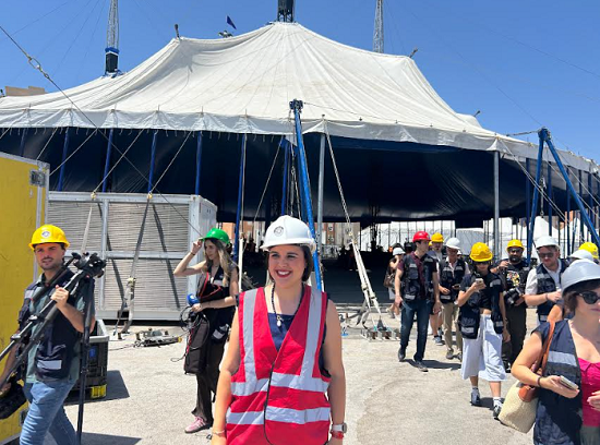 Cirque du Soleil levanta su Gran Carpa en la Playa de San Juan para KURIOS-Gabinete de Curiosidades que arranca el próximo jueves