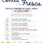 Las bibliotecas de Benidorm, l’Alfàs del Pi, Altea y Callosa se unen para recuperar la tradición de la narración oral con ‘Contes a la Fresca’