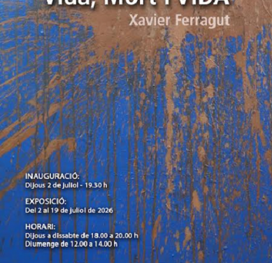 La DANA inspira la exposición «Vida, Mort i VIDA» del pintor valenciano Xavier Ferragut en el Centro Cultural de Petrer