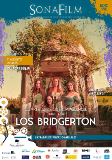 El festival internacional SONAFILM llevará la música de “Los Bridgerton” a los jardines de una casa señorial del siglo XIX