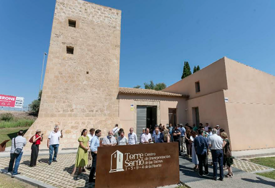 La musealización de la Torre Sarrió divulga la historia de los baluartes defensivos de la Huerta, un conjunto patrimonial único en España