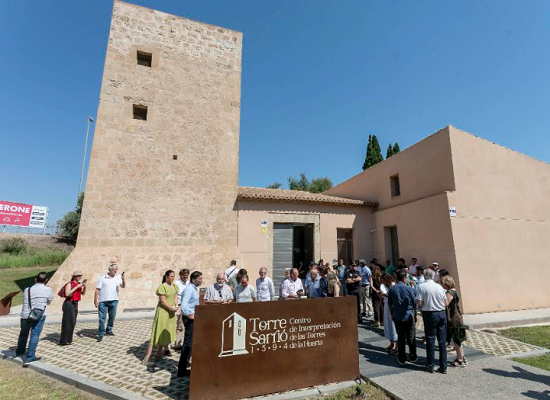 La musealización de la Torre Sarrió divulga la historia de los baluartes defensivos de la Huerta, un conjunto patrimonial único en España