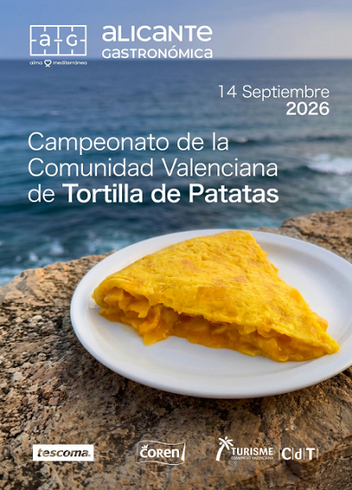 Alicante Gastronómica busca a los mejores maestros de la tortilla de patatas para participar en el I Campeonato de la Comunitat Valenciana