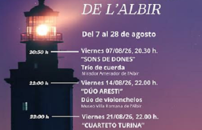 El Cuarteto Turina lleva la música española al Festival ‘Concerts a la Llum de la Lluna’ de l’Alfàs