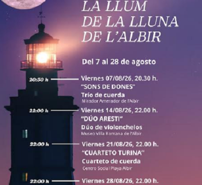 El Quartet Turina porta la música espanyola al Festival ‘Concerts a la Llum de la Lluna’ de l’Alfàs