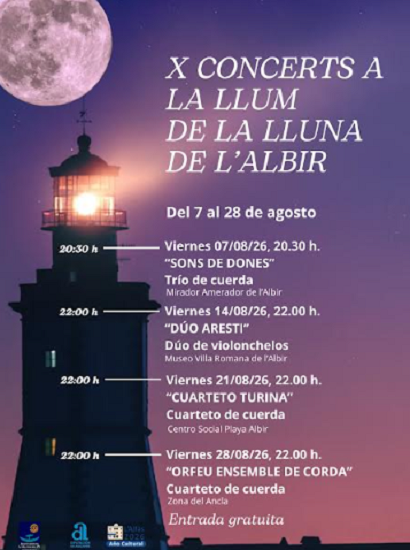 El Cuarteto Turina lleva la música española al Festival ‘Concerts a la Llum de la Lluna’ de l’Alfàs
