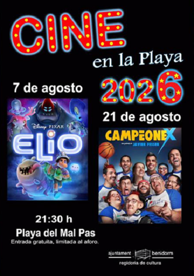 El ciclo ‘Cine en la playa’ de Benidorm llega a su fin este viernes con la película ‘CampeoneX’
