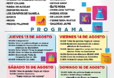 Guardamar del Segura celebra la Fira del Comerç des de dijous que ve 13 fins al 16 d’agost 2026 en l’avinguda els Pins amb activitats i espectacles per a tots els públics