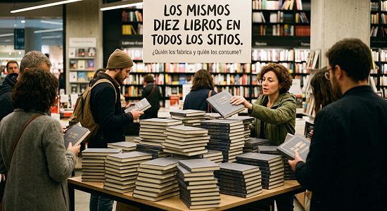 Los mismos diez libros en todos los sitios