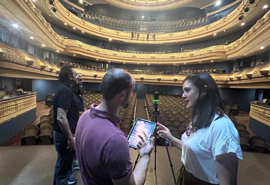 Los trabajos para remodelar el Teatro Principal utilizan tecnología puntera para crear un modelo tridimensional del inmueble