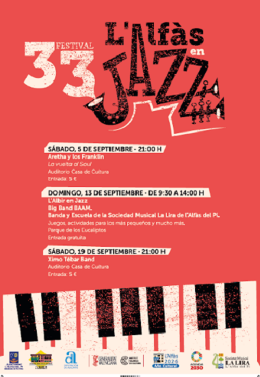 L’Alfàs en Jazz inaugura su 33ª edición este fin de semana en el auditorio de la Casa de Cultura