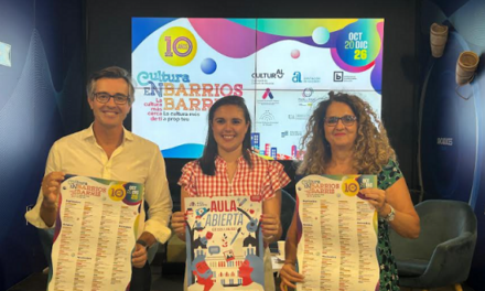 Cultura en Barris programa 70 activitats d’octubre a desembre a Alacant per a tancar l’any amb 145 i Aula Oberta ofereix 101 cursos
