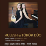 Benidorm retoma el jueves el ciclo de Grandes Recitales con Kulesh & Török Dúo